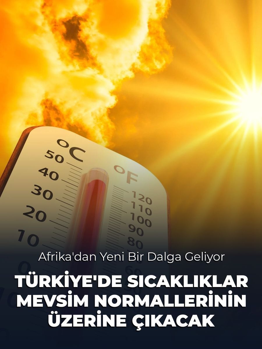 Türkiye Yeni Bir Sıcak Hava Dalgasının Etkisine Giriyor: Sıcaklıklar Mevsim Normallerinin Üzerinde Seyredecek
