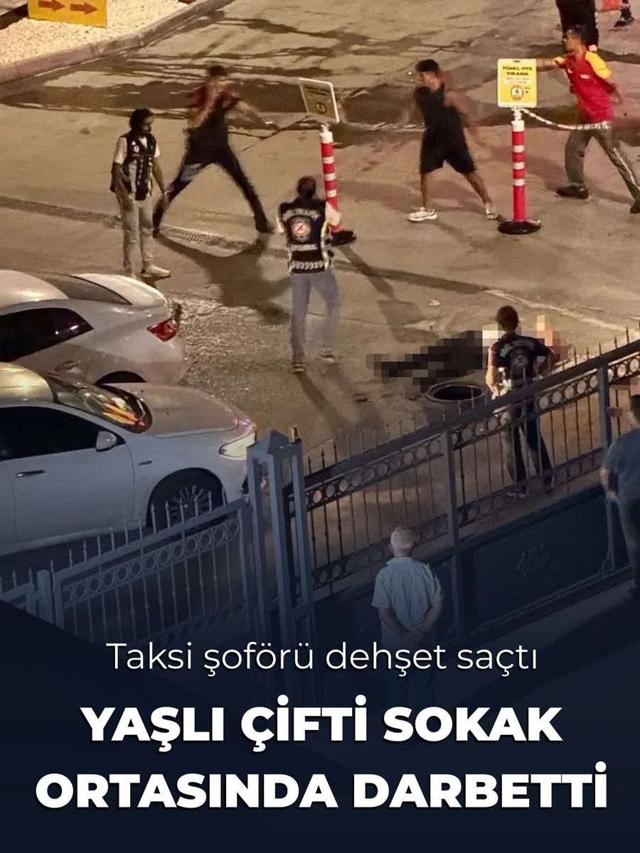 Fatih Balat'ta taksi şoförü yaşlı çifte saldırdı