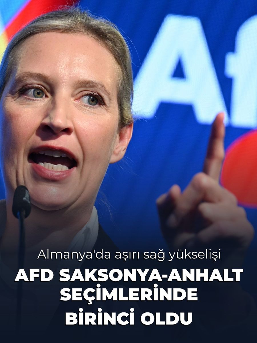 Almanya için Alternatif Partisi Saksonya-Anhalt'ta birinci çıktı