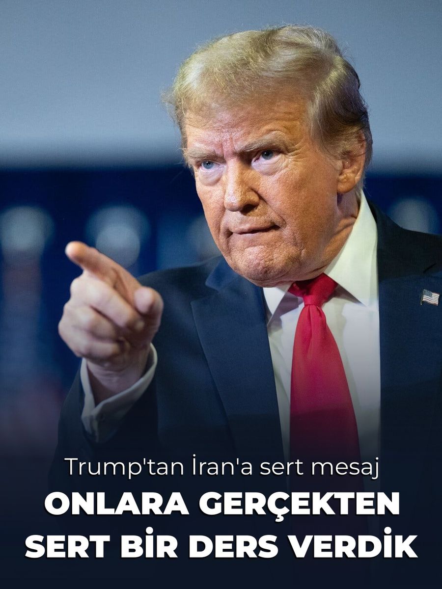 Donald Trump: İran'a sert bir ders verdik