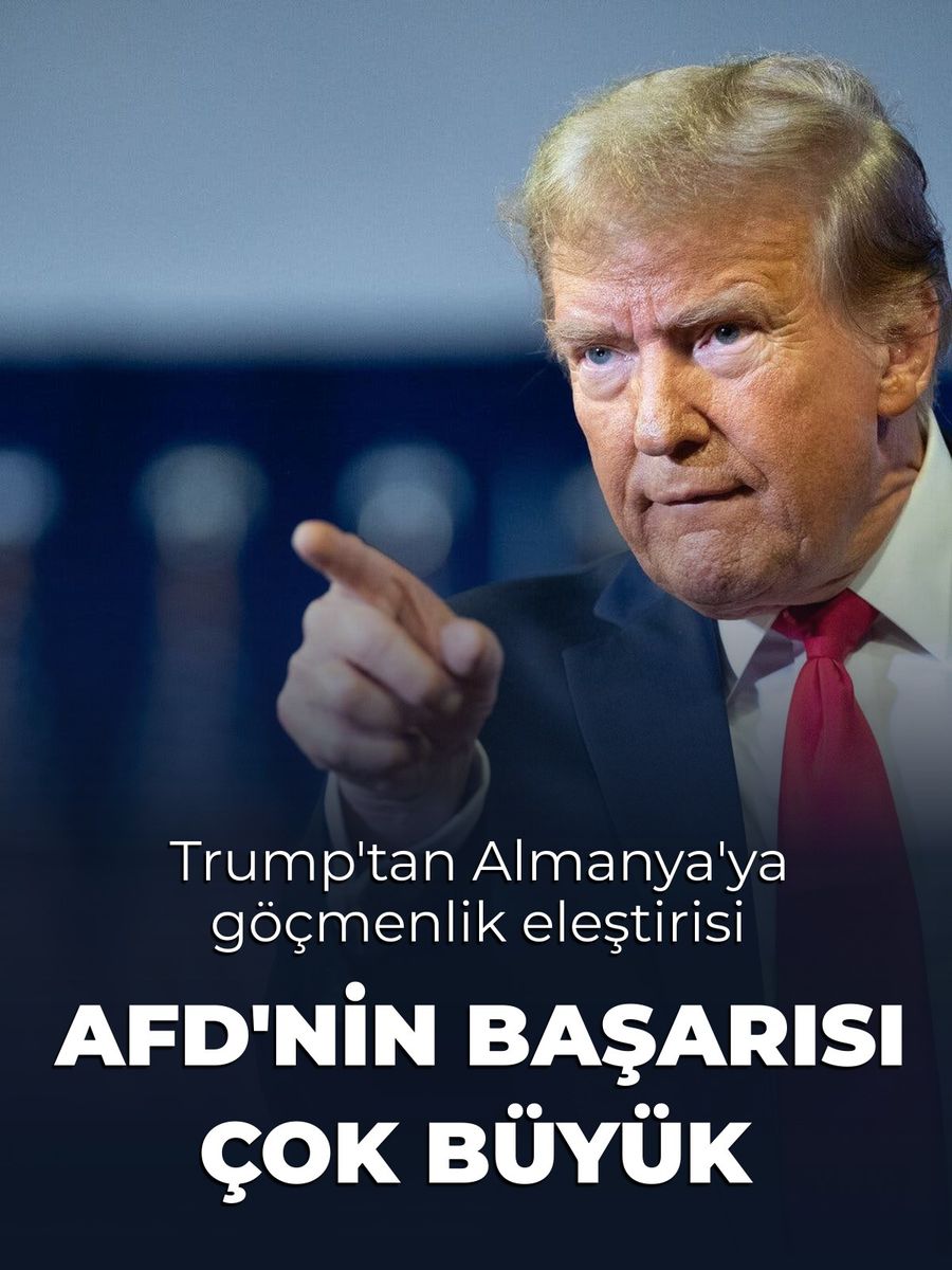 Trump'tan AfD'ye övgü: Almanya'nın göçmenlik kurallarından bıktılar
