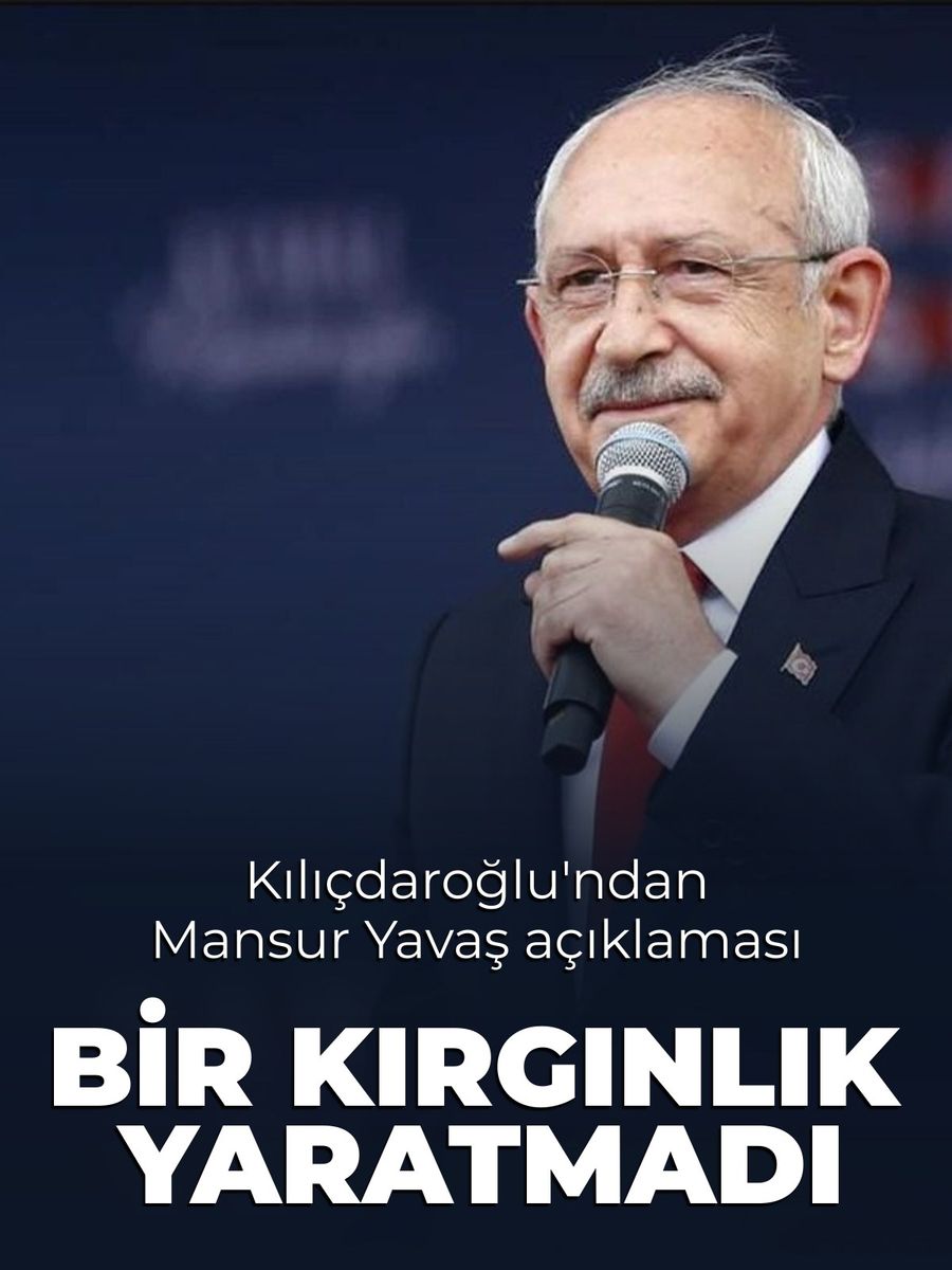 Kılıçdaroğlu'ndan Mansur Yavaş'ın resepsiyona katılmaması hakkında açıklama: "Bir kırgınlık yaratmadı"