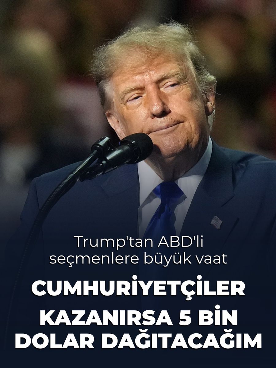 Trump’tan ABD’li seçmenlere 5 bin dolar ödeme vaadi