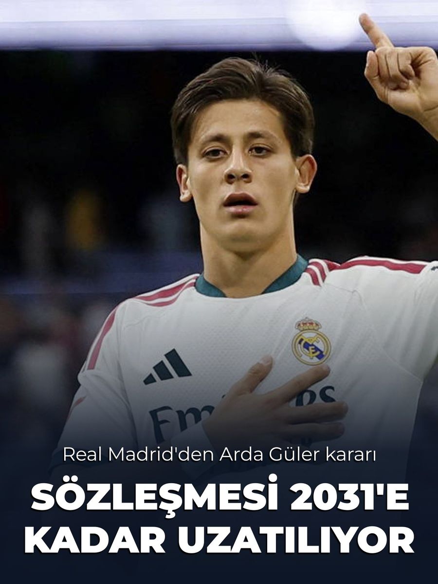 Arda Güler'in Real Madrid Sözleşmesi 2031 Yılına Kadar Uzatılıyor