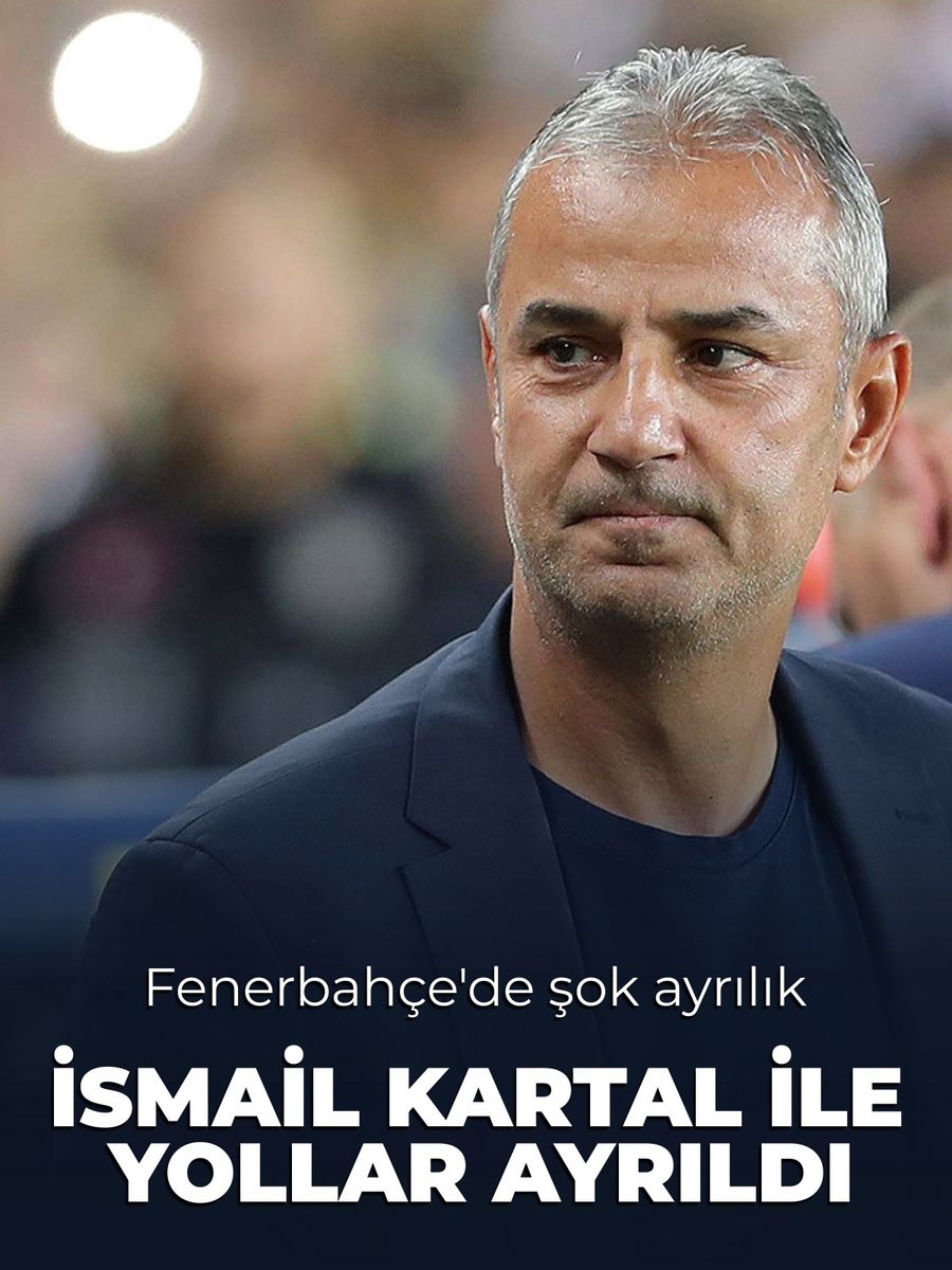 Fenerbahçe'de İsmail Kartal dönemi sona erdi