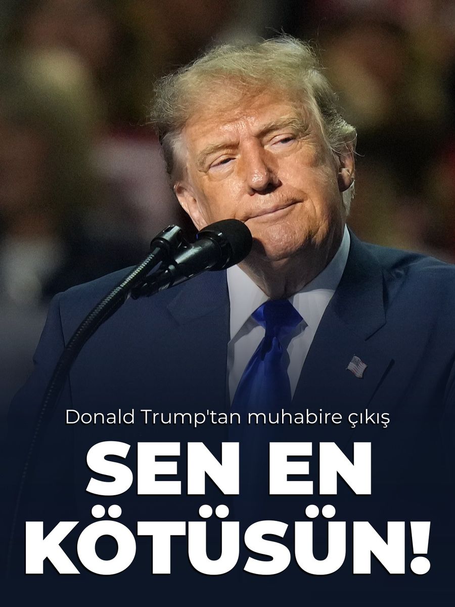 Donald Trump, ekonomi sorusu soran muhabiri azarladı: "Sen en kötüsün!"