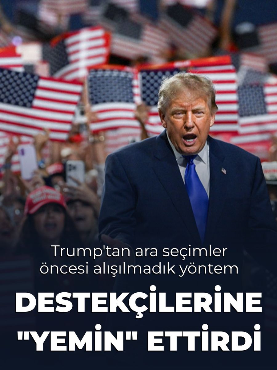 Trump'tan ara seçimler öncesi seçmene "yemin" ettirme çağrısı