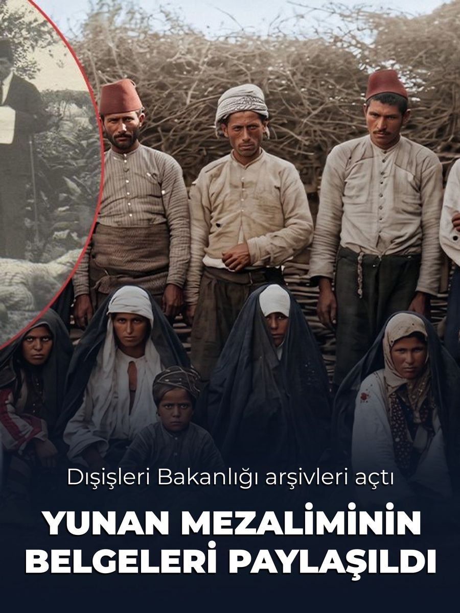 Dışişleri Bakanlığı'ndan Yunan mezalimi belgeleri paylaşımı