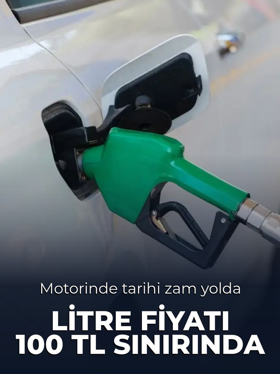 Motorinde litre fiyatı 100 TL sınırına dayanıyor