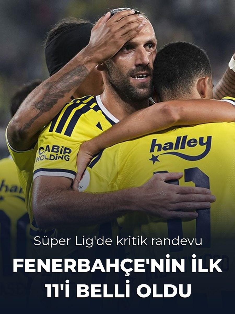 Fenerbahçe'nin Gaziantep FK Maçı İlk 11'leri Belli Oldu