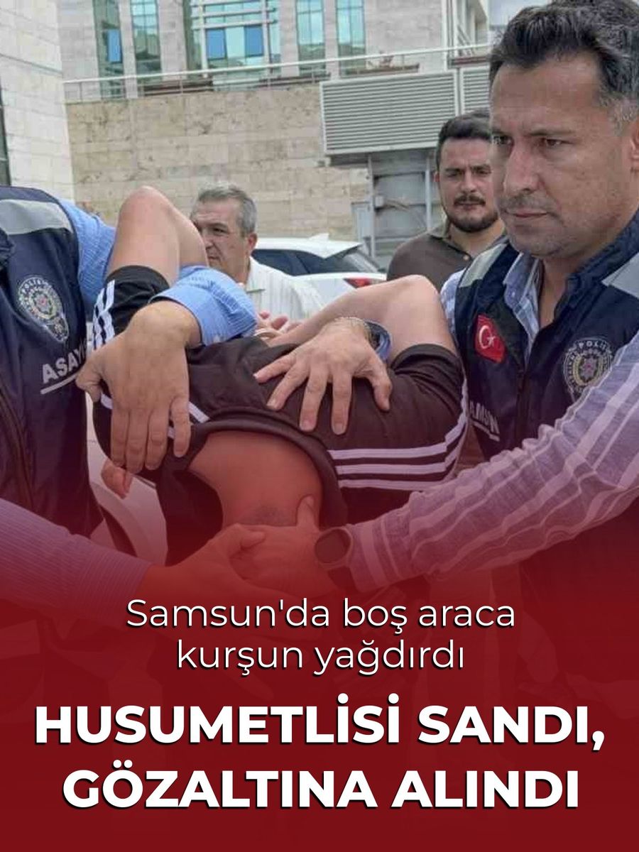 Samsun'da Husumetlisi Sandığı Boş Araca Kurşun Yağdıran Şüpheli Yakalandı