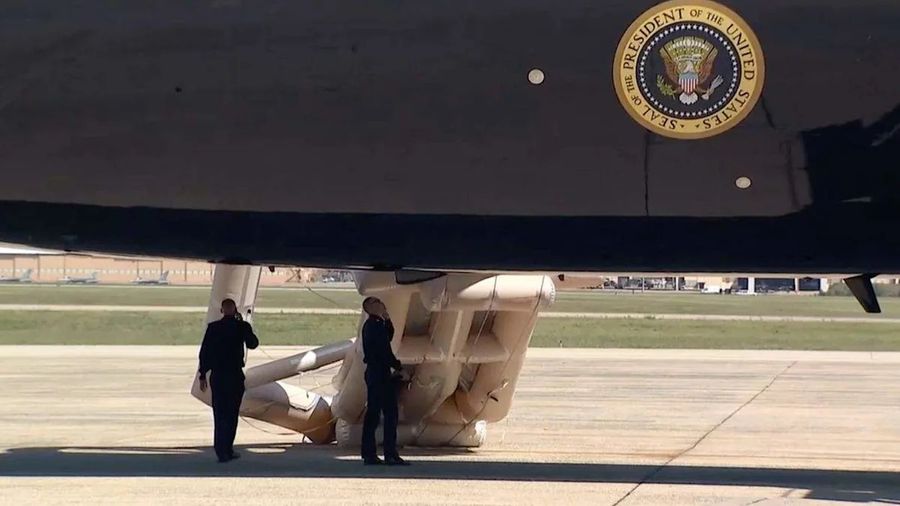 Trump'ın Katar uçağında kaydırak açıldı: Türkiye'deki operasyon akıllara geldi
