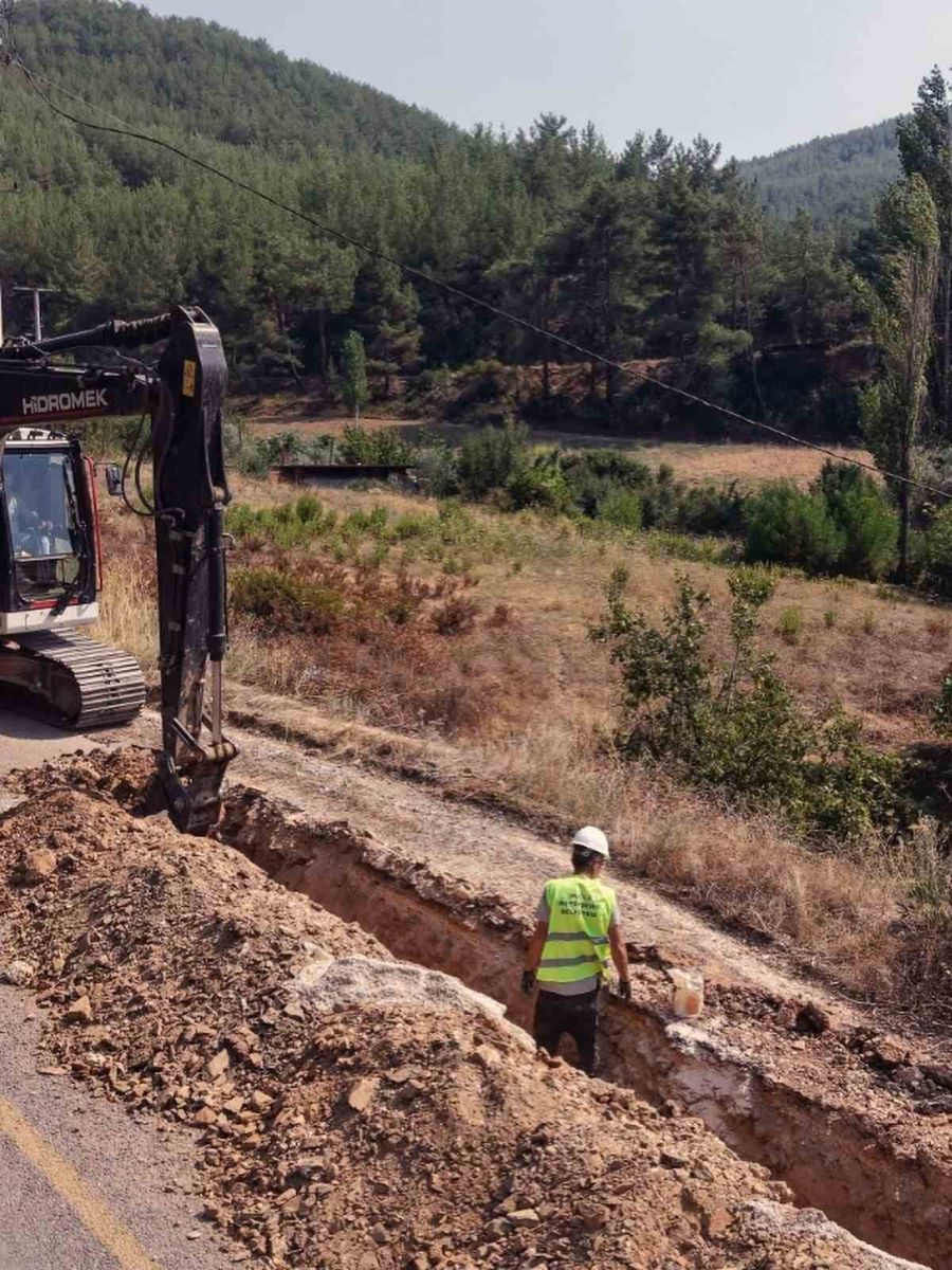 MUSKİ, Yatağan’da Bin metrelik terfi hattını yeniliyor