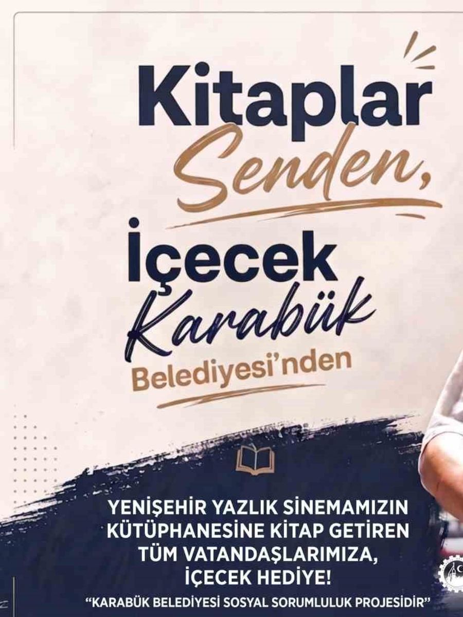 Kitap getirene içecek ikram edilecek