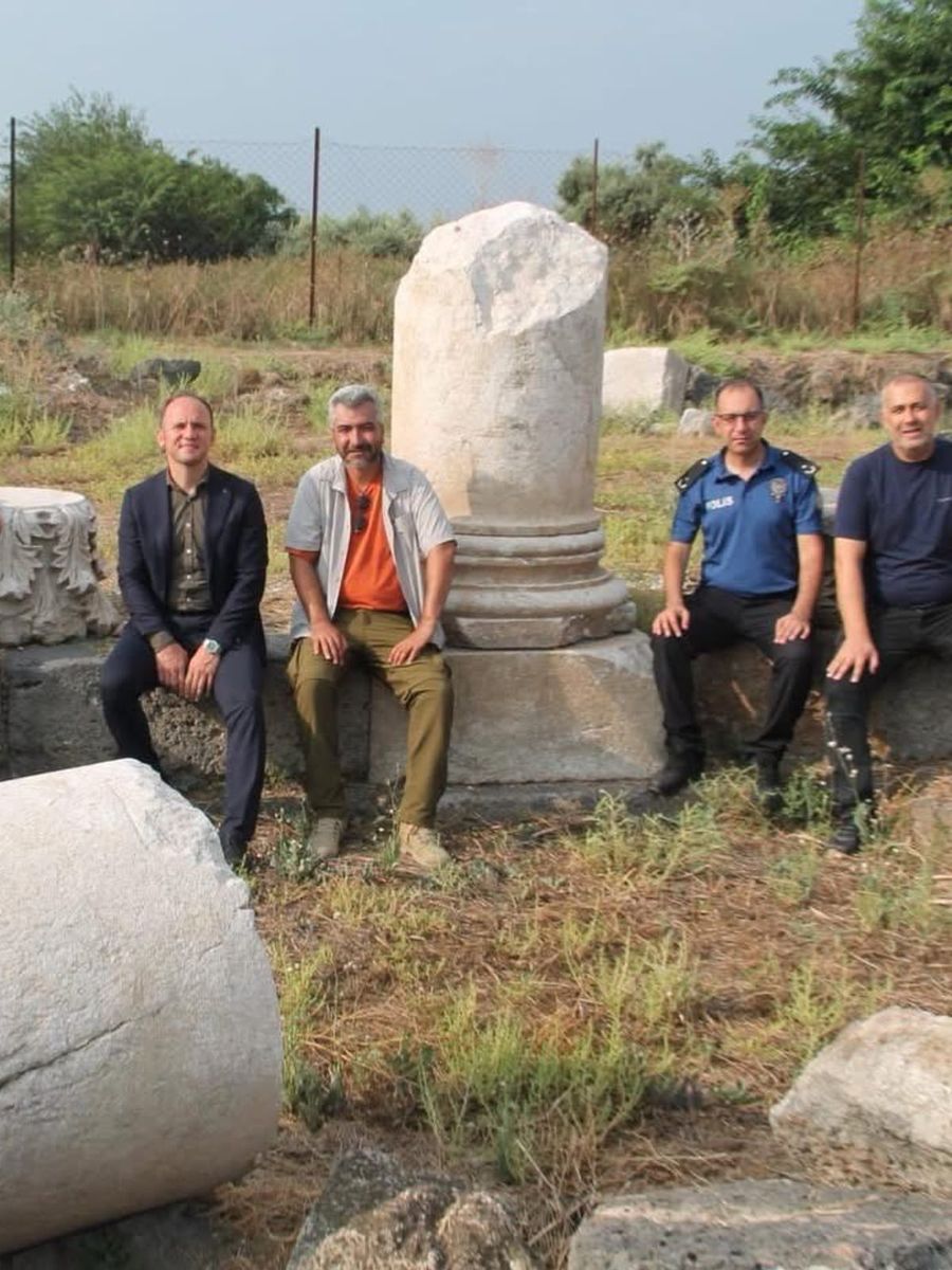 Erzin’de Issos Epiphaneia Antik Kenti’ndeki kazı çalışmaları sürüyor