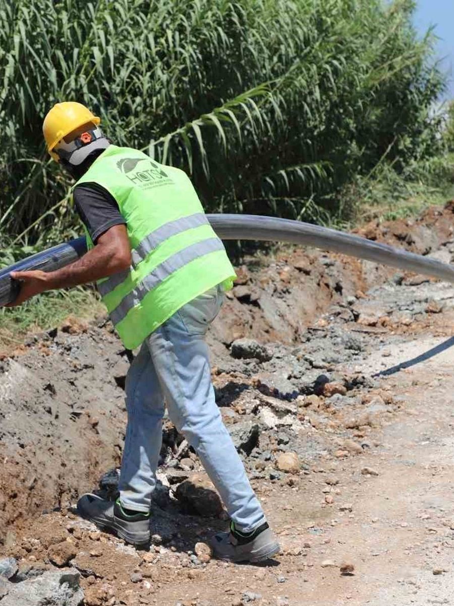 Samandağ Tekebaşı içme suyu projesinde sona gelindi