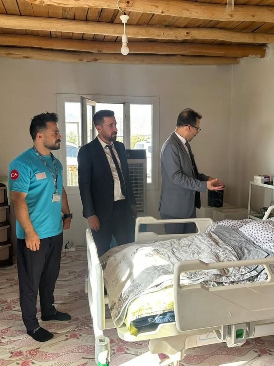 Cizre’de başhekimler evde sağlık hizmetlerinden yaralanan hastaları yalnız bırakmadı