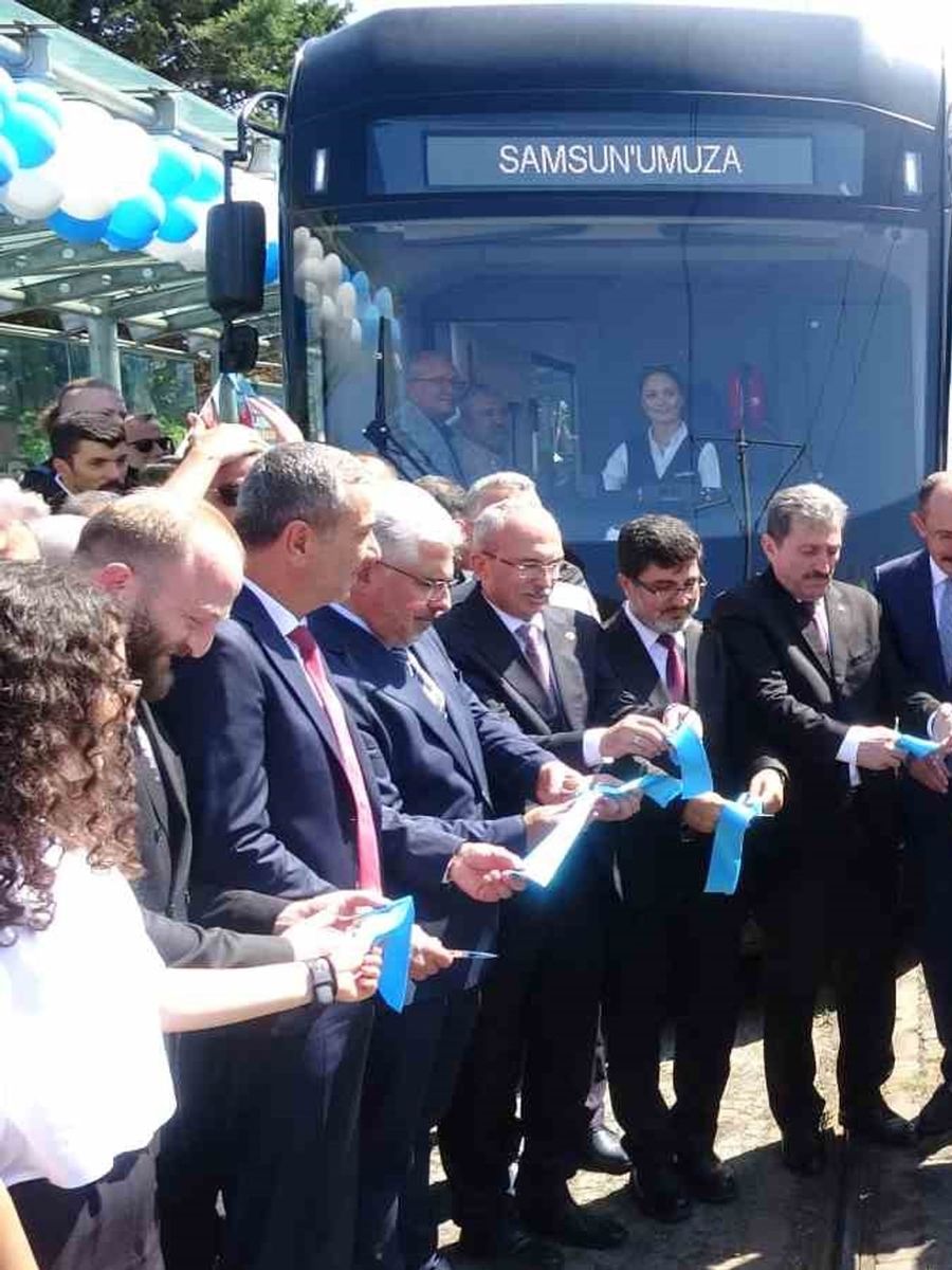 Samsun’da 2 yeni tramvay hizmete girdi