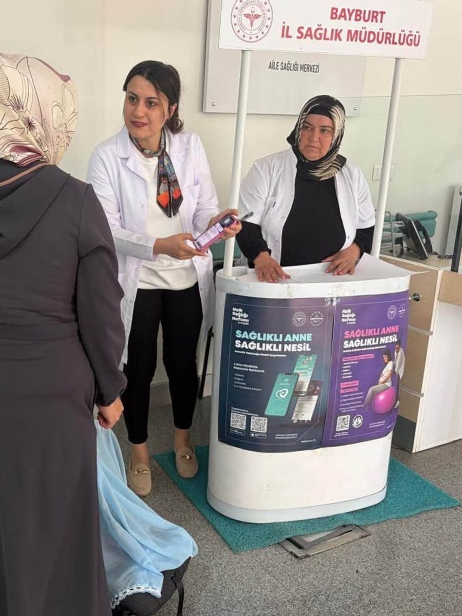 Bayburt’ta anne adaylarına sağlıklı gebelik bilgilendirmesi