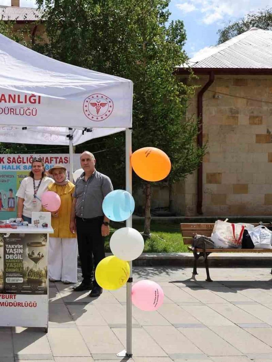 BAYBURT’TA VATANDAŞLARA SAĞLIKLI YAŞAM ALIŞKANLIKLARI ANLATILDI