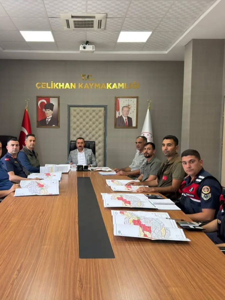 Çelikhan’da güvenlik ve doğa koruma toplantısı gerçekleştirildi