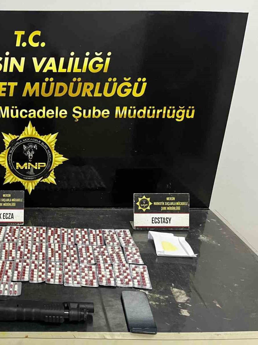 Mersin’de uyuşturucu operasyonu: 2 tutuklama