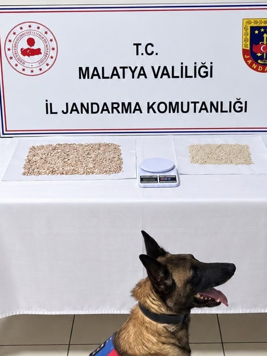 Malatya’da 1 kilo 80 gram metamfetamin ele geçirildi