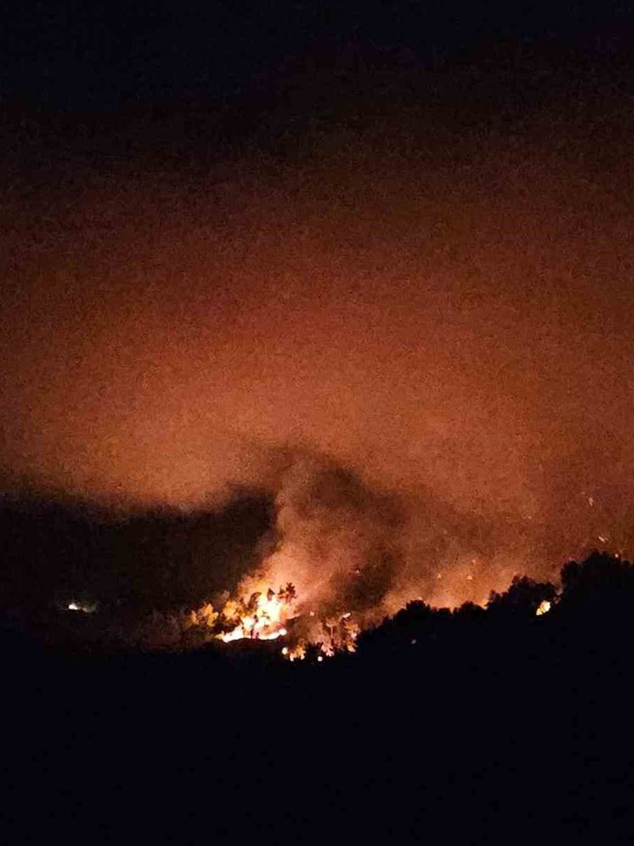 Antalya Serik’teki yangının enerjisi düşürüldü