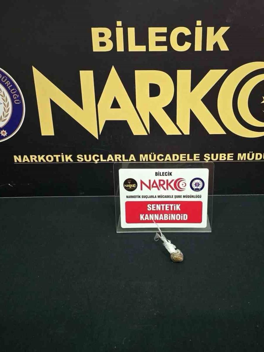 Bilecik’te uyuşturucu operasyonu: 1 şüpheli yakalandı