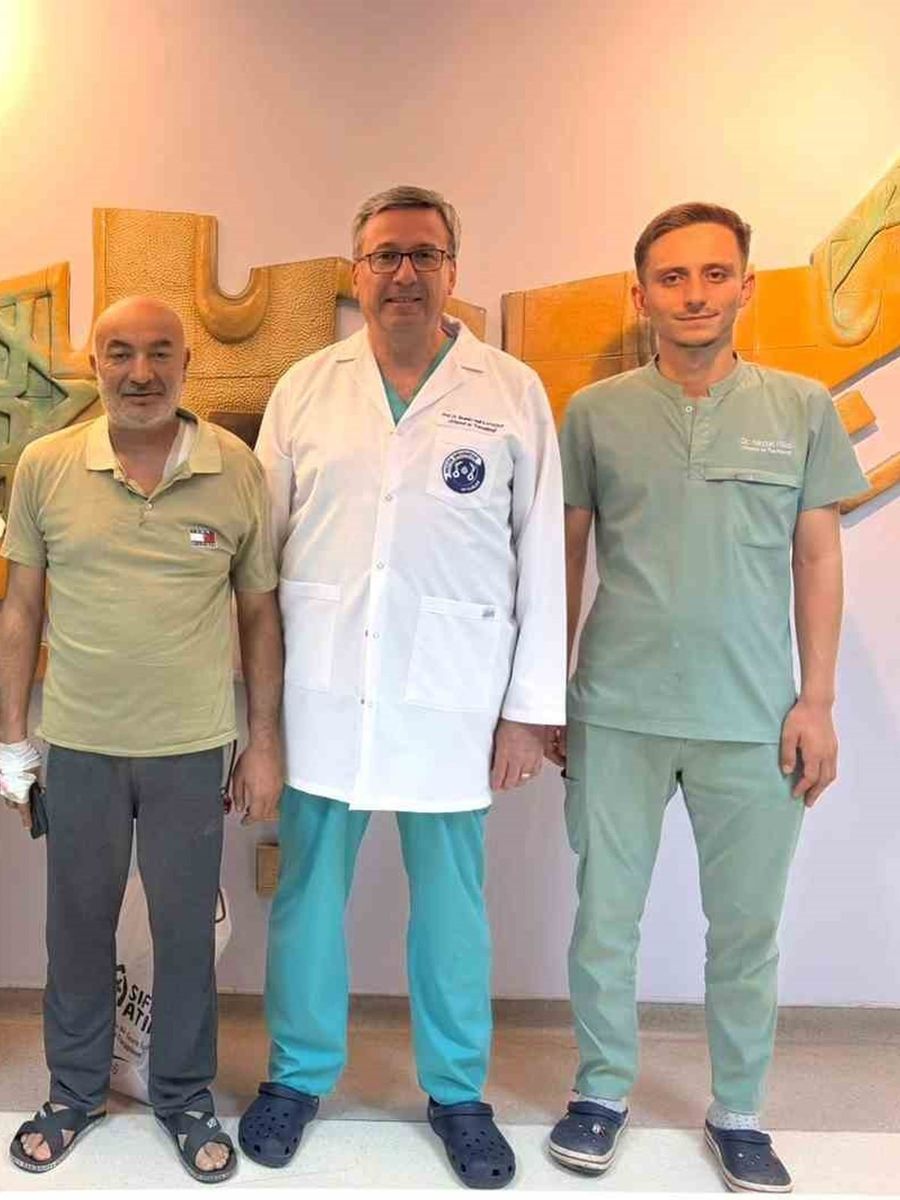 Çorum’dan gelen hastaya Erciyes Üniversitesi Hastaneleri’nde başarılı ameliyat