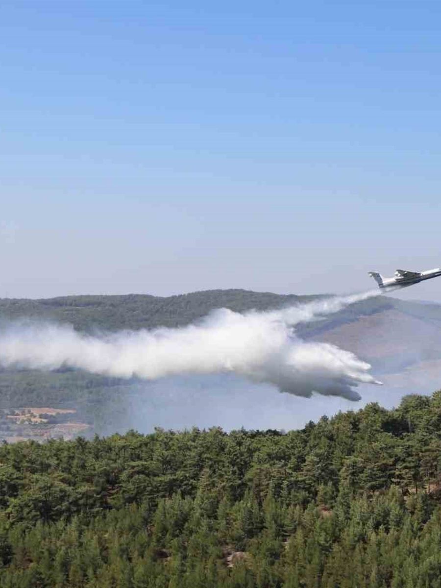 Muğla’daki yangının enerjisi düşürüldü