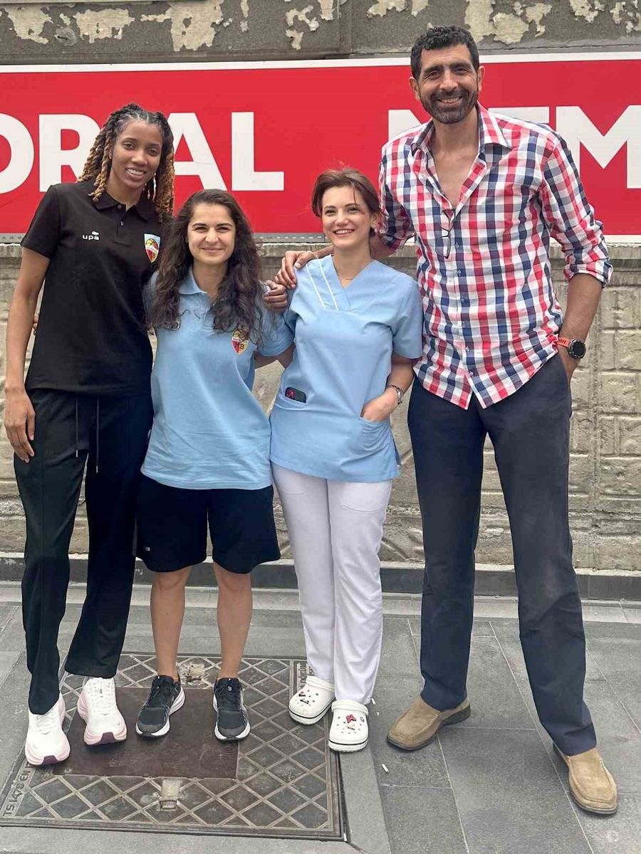 Melikgazi Kayseri Basketbol’da Morgan Jones sağlık kontrolünden geçti