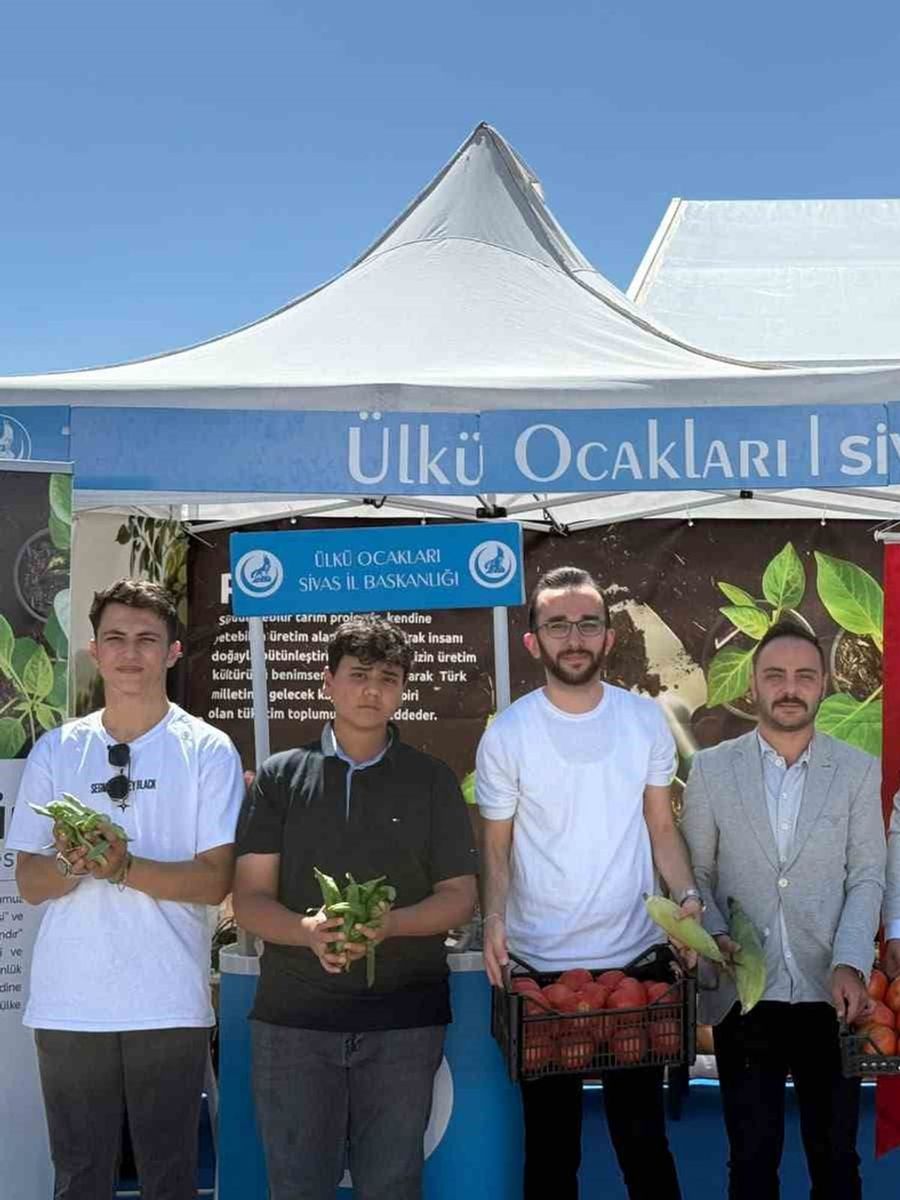 Sivas Ülkü Ocakları permakültür ve sürdürülebilir tarım projesini sergiledi