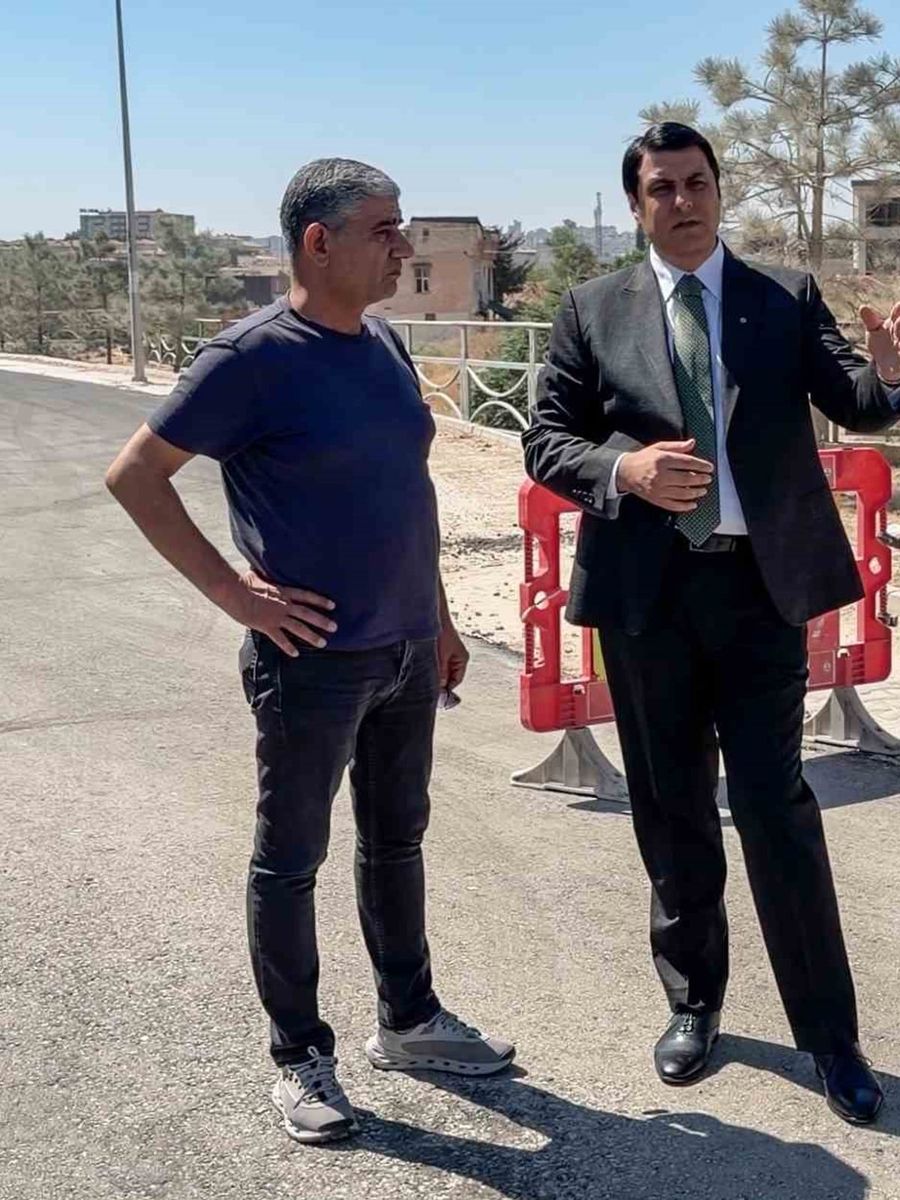 Çamlıtepe’de yollar yenilendi