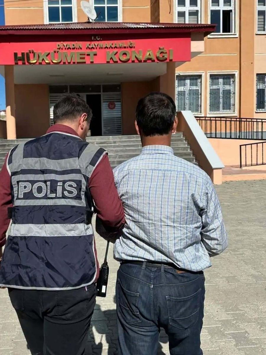 Diyadin’de 7 yıl 6 ay hapis cezası bulunan şahıs yakalandı