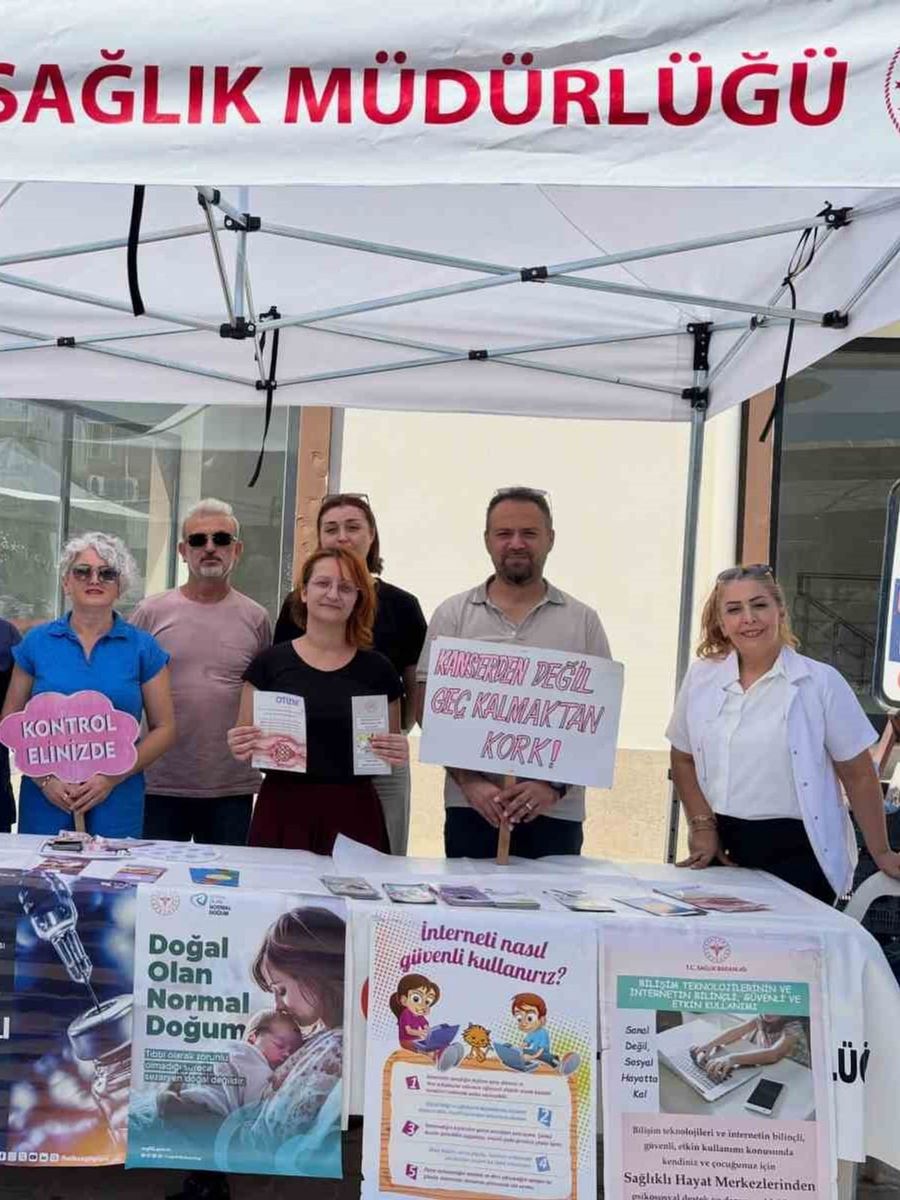 Söke’de vatandaşlar ’sağlıklı yaşam’ konusunda bilgilendirildi