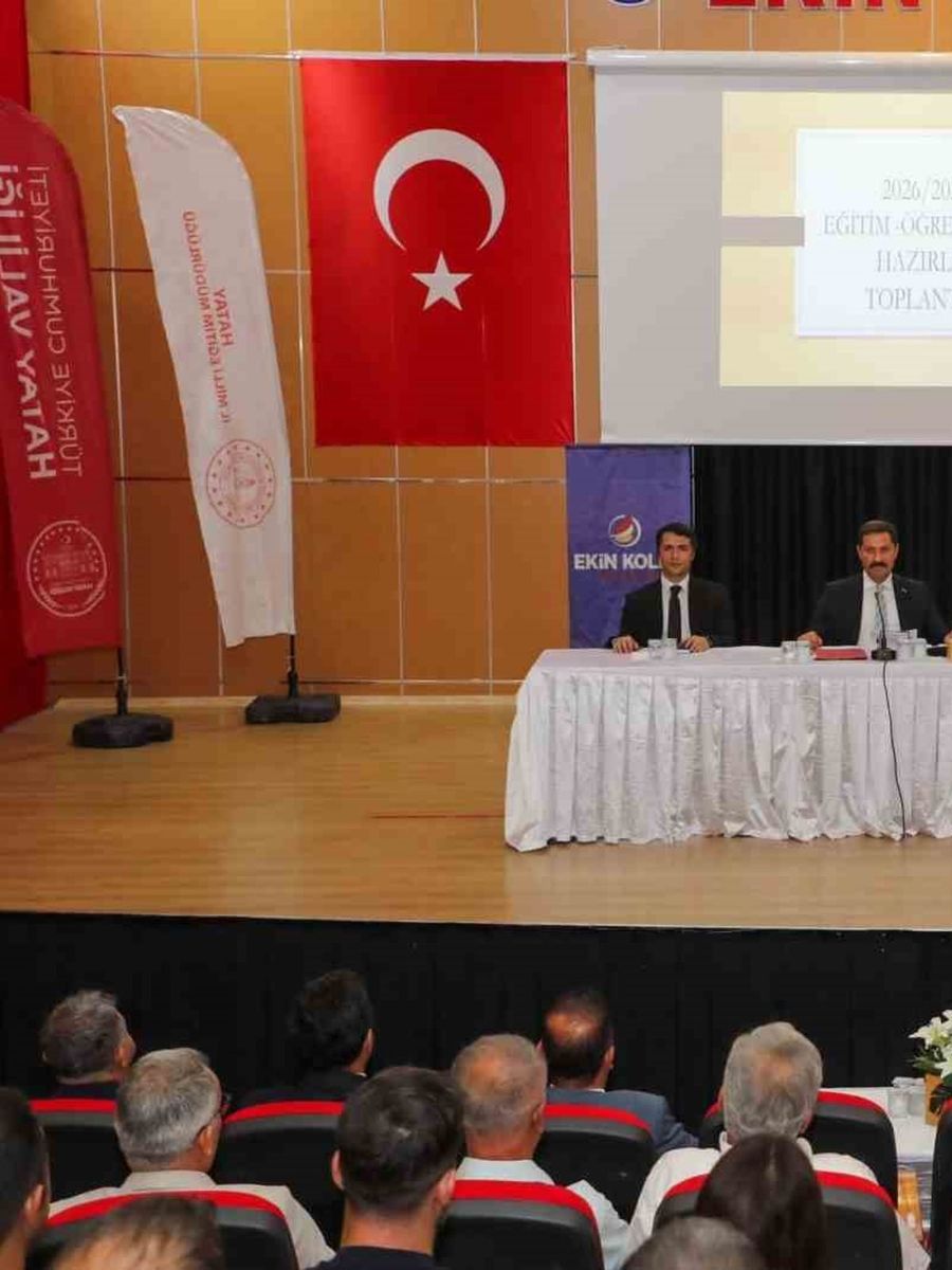 Hatay’da 2026-2027 eğitim öğretim yılı hazırlıkları değerlendirildi