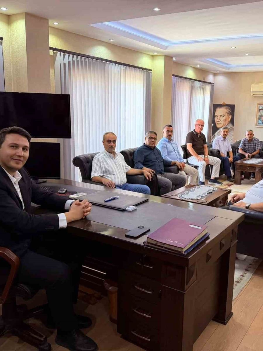 Buharkentli muhtarlar, Kaymakam Haydaroğlu ile görüştü