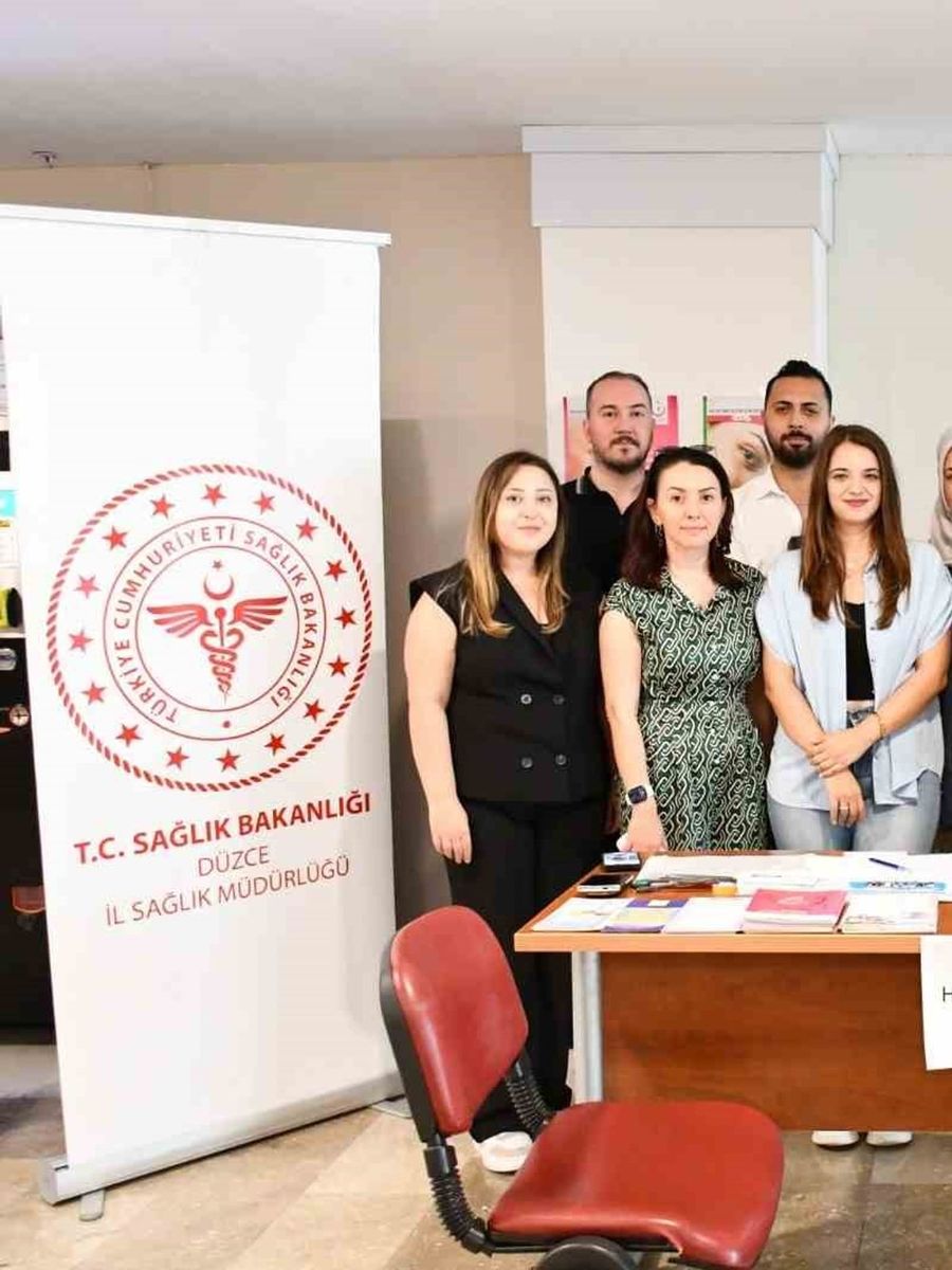 Düzce’de hastanede "Her Gün Halk Sağlığı" standı kuruldu