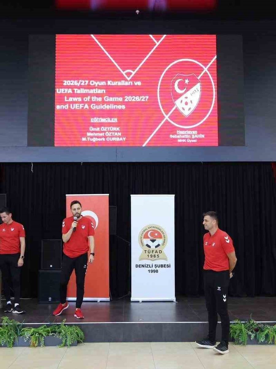 Merkezefendi’de futbolun yeni sezon kuralları konuşuldu