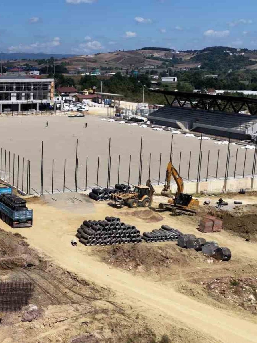 Kocaelispor’un yeni yuvası yüzde 50 tamamlandı