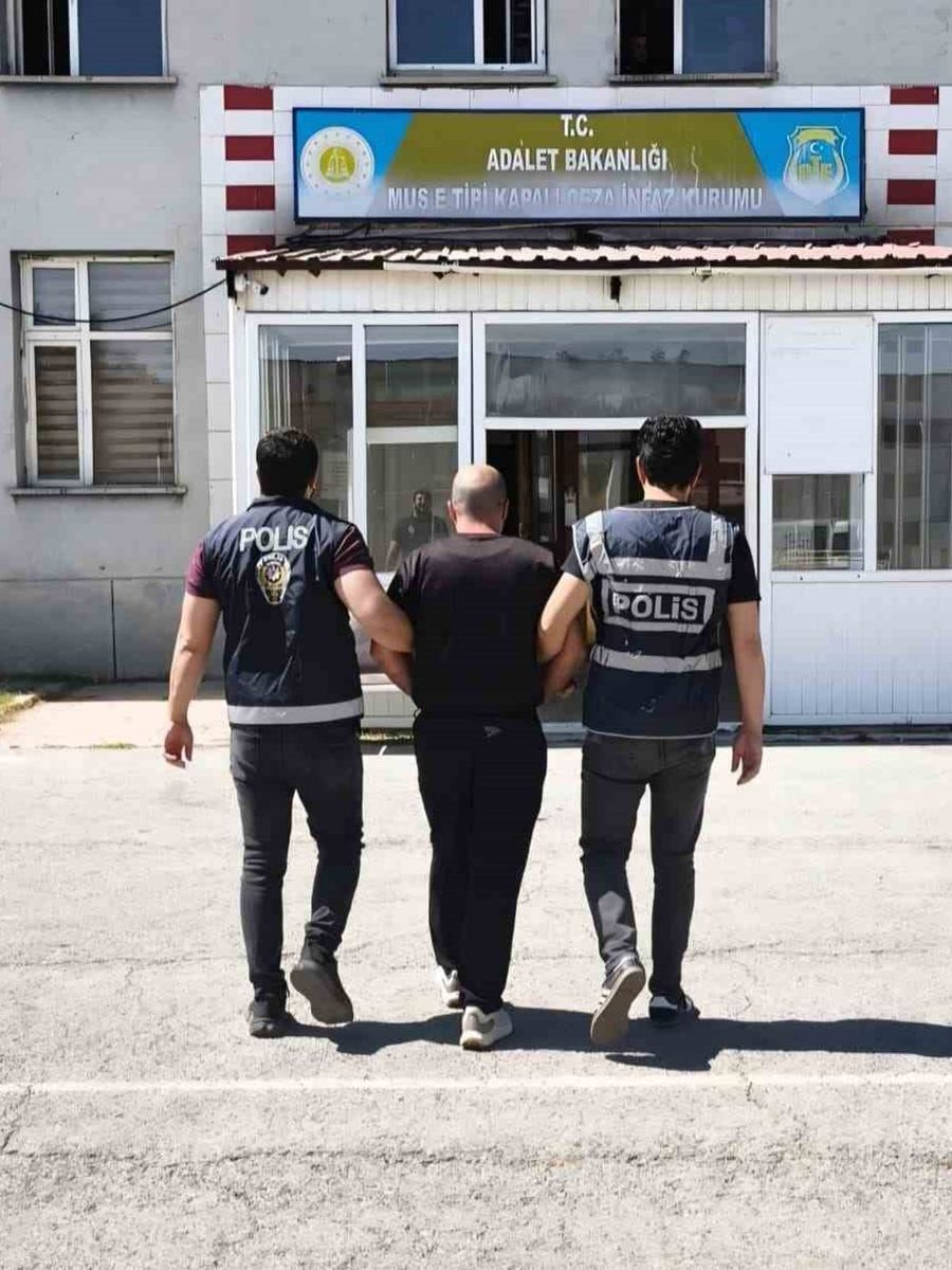Muş’ta 4 yıl 2 ay kesinleşmiş hapis cezası bulunan şahıs yakalandı