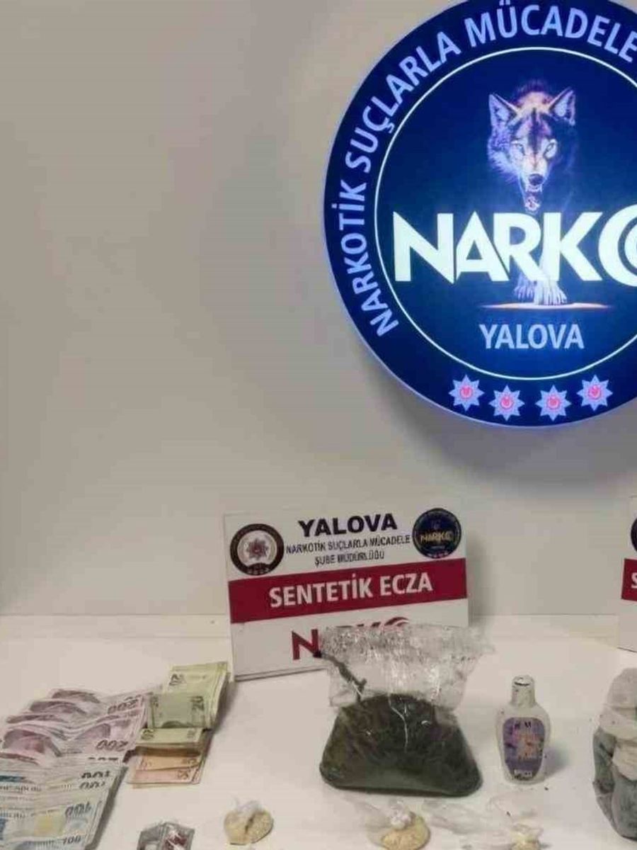 Yalova’da uyuşturucu operasyonu: 3 tutuklama