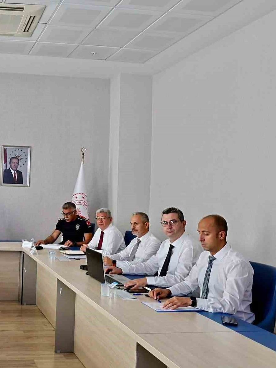 Çine’de yeni eğitim yılı öncesi okul güvenliği toplantısı
