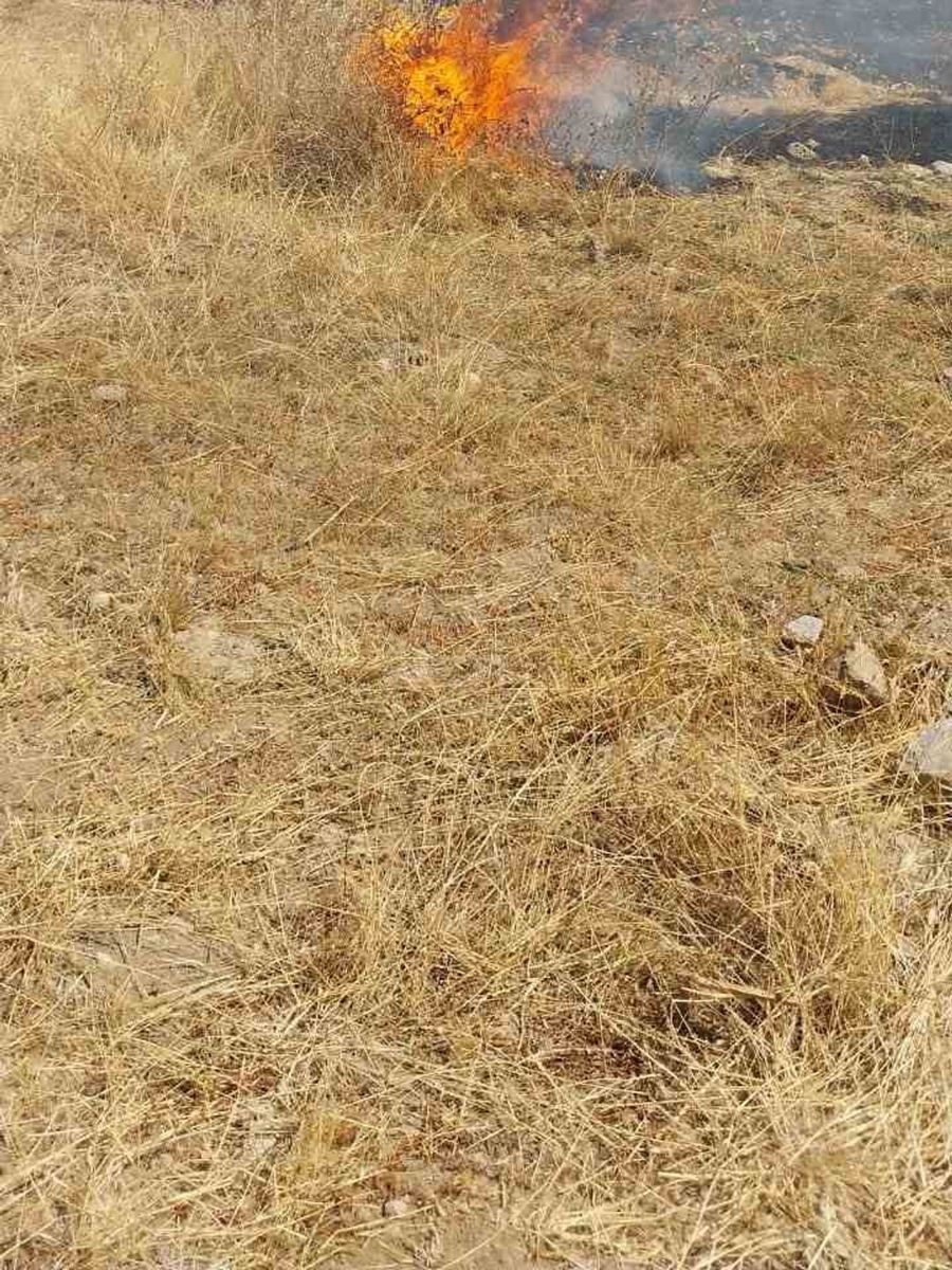Şuhut’ta bir günde 5 ayrı noktada arazi yangını