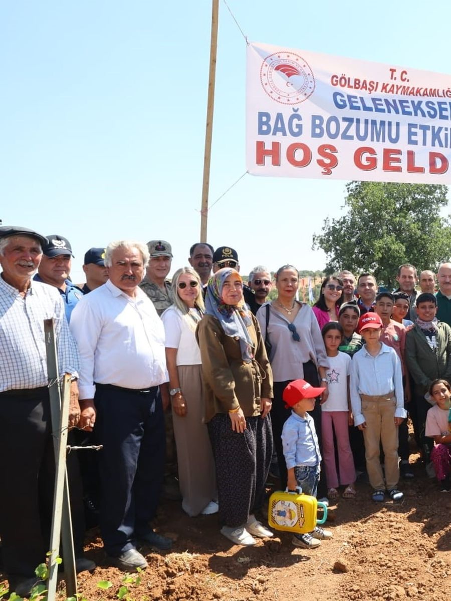 Gölbaşı’nda bağ bozumu heyecanı başladı