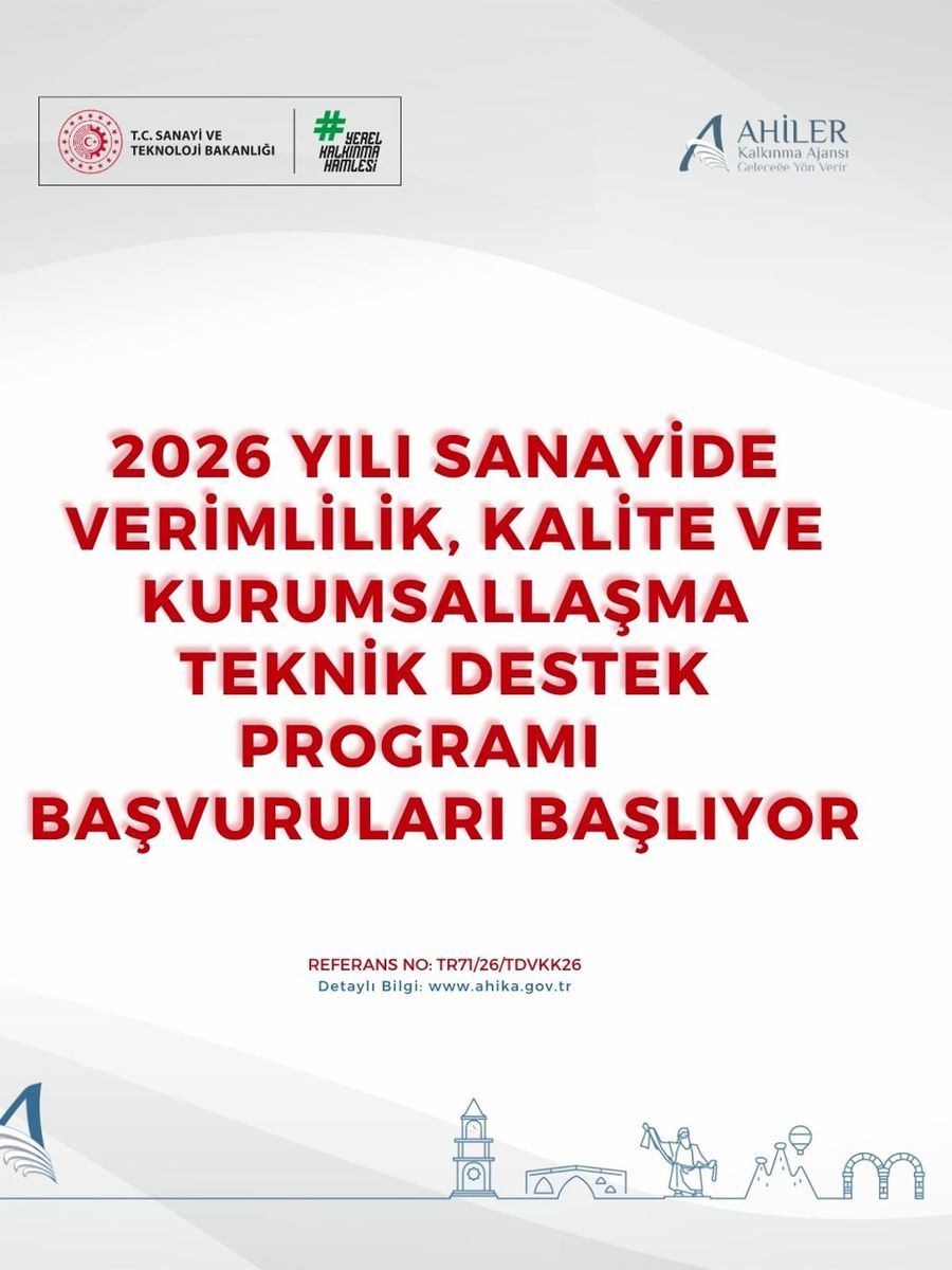 Ahiler Kalkınma Ajansı’ndan KOBİ’lere 10 milyon TL’lik teknik destek