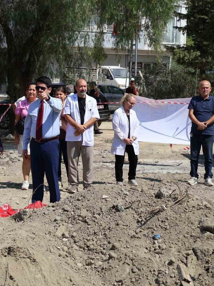 Akçalı Aile Sağlığı Merkezi’nin yeni hizmet binasında çalışmalar sürüyor