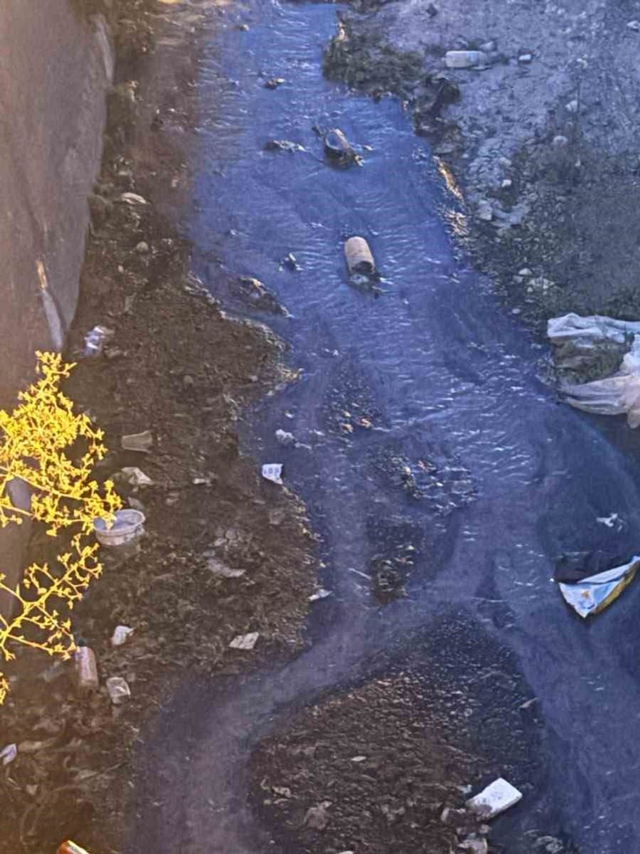 Urla’daki dere kirliliğine vatandaşlardan tepki