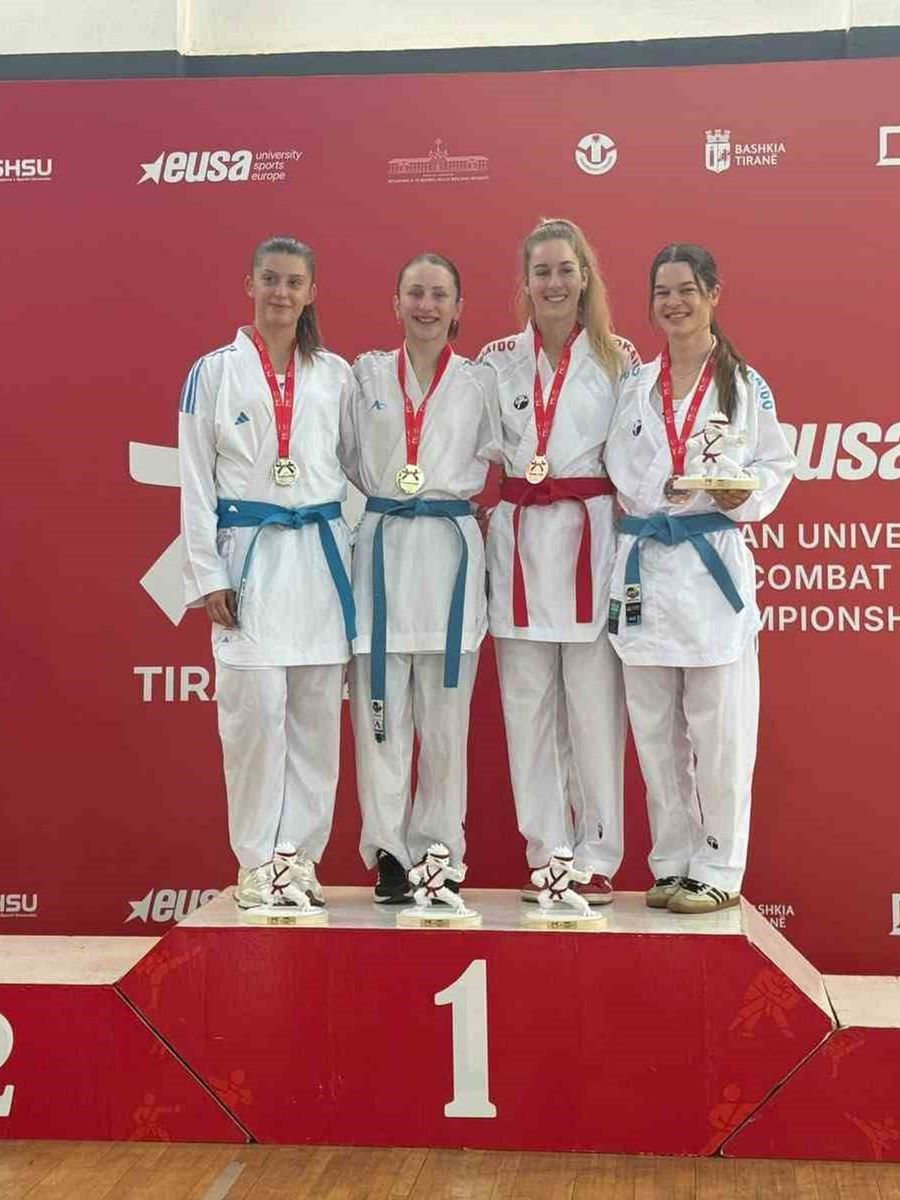 Nurbade Büber’den Avrupa’da çifte madalya